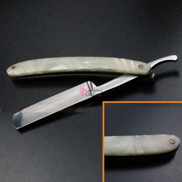 Brici clasic pentru tuns / barbierit, cu maner imitatie scoica, model RZ-F